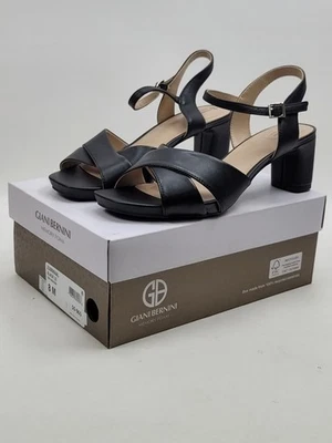 Giani Bernini Women's Zummaa Adjustable Ankle Strap Pumps, Black Size 8M - Image 1 of 4