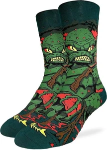 Good Luck Sock Men's Evil Swamp Creature Novelty Socks Size 8-13 - Picture 1 of 1