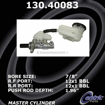 Cilindro maestro de freno centrado para Honda CR-V 2013 2014 2015 2016 Foto 1 de 3