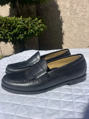 Brooks Brothers Westport Penny Loafers Shoes Mens Black Leather Sz 10.5 D 5229 - Image 1 of 4