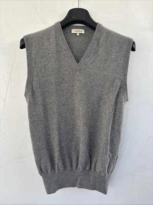 Chaleco Suéter Peter Millar Cashmere Sin Mangas Gris Talla L Foto 1 de 4