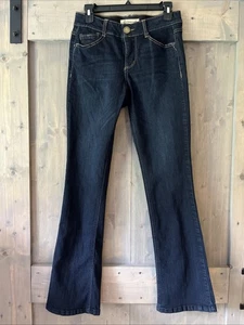 Democracy "Ab"solution Bootcut Jeans Women's Size 6 Blue Stretch Denim Dark Wash - Picture 1 of 10