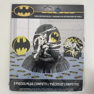 Kit de decoración de mesa suministros de fiesta Batman. Foto 1 de 4