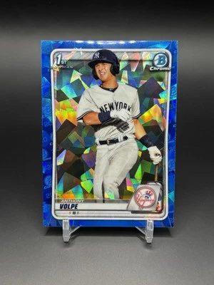 ANTHONY VOLPE 1º 2020 Bowman Chrome Sapphire Edition cartão refrator novato controle remoto - Imagem 1 de 2