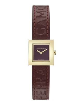 Reloj de moda Ferragamo para mujer dorado con correa de 20 mm Foto 1 de 4