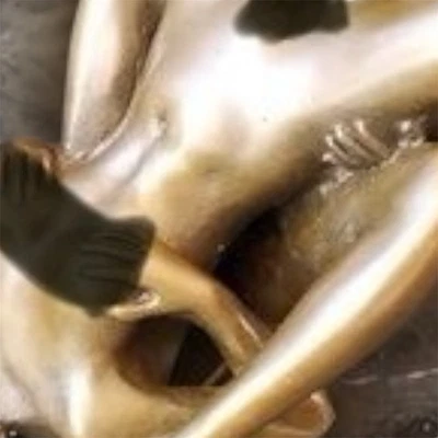 Vintage Bronze Sculpture Statue Women Nude Marble Paris Deco Lesbian Rare Decor - Image 1 of 4