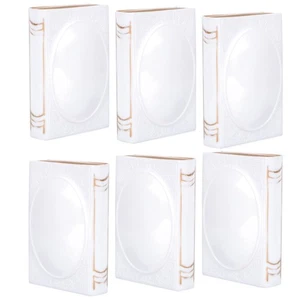  6 Stck. Schmuck Organizer Bibel Schmuckkästchen klein Vintage Bibel Schmuck Aufbewahrung - Bild 1 von 12