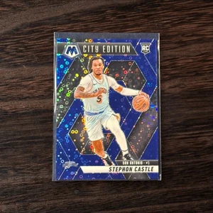 2024-25 Panini Mosaic Stephon Castle #290 RC City Edition Fast Break Blue /85 - Picture 1 of 2