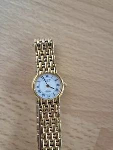 RAYMOND WEIL FIDELIO DAMEN Armbanduhr /18 Kt. Vergoldet/Vintage/Quartz/Sammlers. - Bild 1 von 5