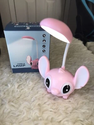 Lámpara de mesa LED para decoración del hogar Lilo&Stitch con luz nocturna brillante de dibujos animados Foto 1 de 4