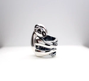 Authentic Pandora #793331C01 Hanging Sloth Charm - Picture 1 of 4