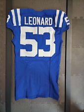 Darius Shaq Leonard, NFL, Player Issued Indianapolis Colts, Autographed Jersey
