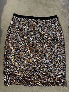 H&M Sequin Skirt Size L
