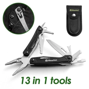 Multifunctional MAARTEN Stainless Steel Multi Pliers Camping Tacticl Army Tool - Picture 1 of 13