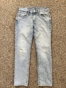 H&M MENS BLUE STRAIGHT REGULAR FIT JEANS PANTS SIZE 30x32 - Picture 1 of 3