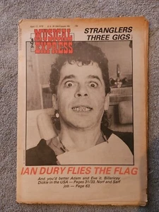 NME New Musical Express April 15th 1978 Ian Dury Cover - Imagen 1 de 6