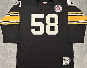 Authentic Mitchell & Ness NFL Pittsburgh Steelers Jack Lambert Football Jersey
