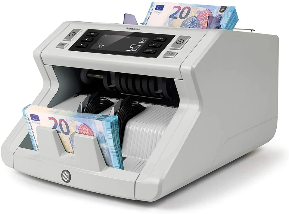 Safescan 2210 - Banknotenzähler für sortierte Geldscheine, mit 2-facher DEMO
