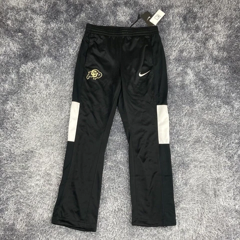 Colorado Buffaloes Pants Womens Medium Black Nike Dri-Fit Basketball Team Issued Cover