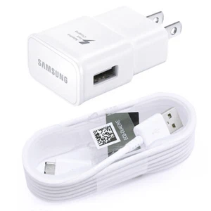 CARGADOR Rápido Original para Samsung Galaxy S4 S6 S7 Edge Note 4 Note 5 Blanco - Imagen 1 de 4