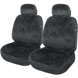 Streetwize Arctic Acrylic Fur Seat Cover 30/50 Charcoal - SWAF3050CHA - Picture 1 of 1