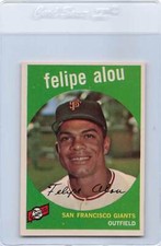 1959 Topps #102 Felipe Alou Giants NM *MK236