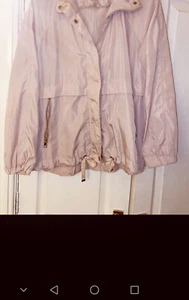 Primark nude/beige/semi transpare women's raincoat - lightweight with hoodie- XS - Picture 1 of 1