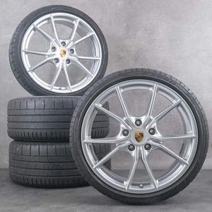 Original Porsche Boxster Cayman 982 718 Felgen 20 Zoll Sommerräder 98204460202 - Bild 1 von 3