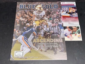 Logan Diggs Notre Dame Auto Signed Blue Gold Magazine JSA COA - - Picture 1 of 1