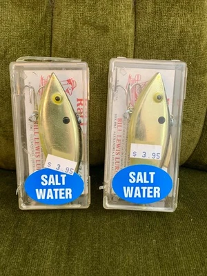 Vintage Bill Lewis Rat-L-Trap Magnum Trap 3.4oz MG-99 Saltwater LOT OF 2* NOS - Image 1 of 4