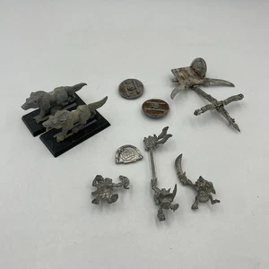 Warhammer Orc Goblin Wolf Chariot OOP Metal Vintage Rare - Picture 1 of 9