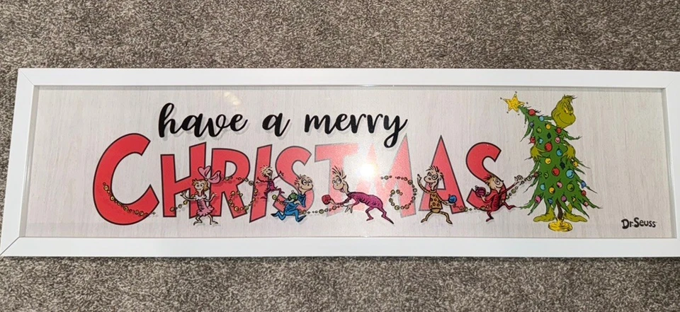 Decoración de pared de Navidad Dr. Seuss Foto 1 de 4