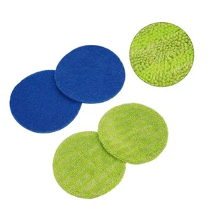Efficient Cleaning Mop Pads for Hardwood Tile Marble and Stone Floors 4 Pack - Picture 1 of 24