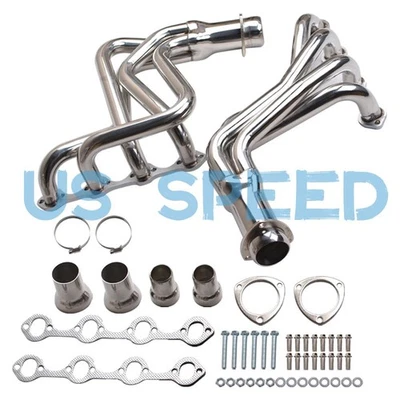 Cabezales colector de escape de acero inoxidable para Ford F-100 1969-79 tracción trasera 302 W 5,0 L V8 Foto 1 de 4