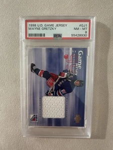 1998 Upper Deck Game Jersey Wayne Gretzky #GJ-1 PSA 8 - Bild 1 von 2