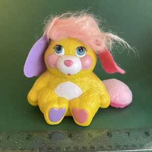 RAR Vintage Popples Rarität gelb Neuheit Radio Animated Cartoon 80er Retro - Bild 1 von 4