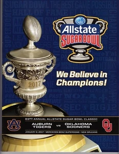 2017 ALLSTATE ZUCKERDOSE PROGRAMM AUBURN TIGERS VS. OKLAHOMA SOONERS SOFORT VERSAND!! - Bild 1 von 1