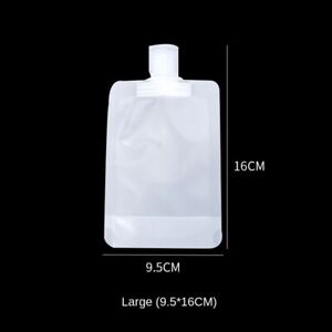 5pcs Travel Plastic Bag 30/50/100ml Shampoo Storage Container  Cosmetic