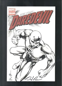 DAREDEVIL # 1 ( 2015 ) ORIGINAL SKETCH BY DAVID ROSS+JOE RUBINSTEIN - Picture 1 of 9