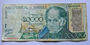 VENEZUELA 20000 20 000 BOLIVARES, 24.08. 1998 - Imagen 1 de 2