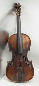Circa 1860 - Stainer Marked 4/4 Tiger Stripe High Arch Violin - Picture 1 of 23