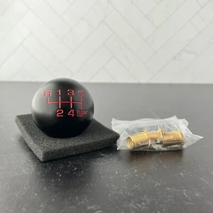 DEWHEL Black/Red "Fing Fast" Shift Knob 6 Spd Shifter (Reverse on Top Left) - Bild 1 von 5