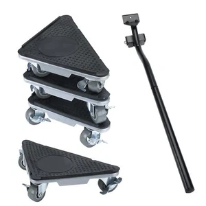 Furniture Moving Dolly 3 Wheels Heavy Duty Wheel Movers Lockable Lifter Mover... - Picture 1 of 6