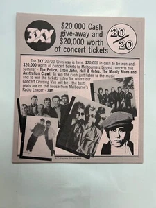 3XY TOP 40 CHART 10th Feb 1984 Melbourne record shop Australian music Queen rock - Picture 1 of 2