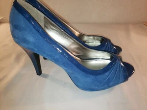 Tacones altos azules Style & Co para mujer talla 9,5 - Imagen 1 de 10