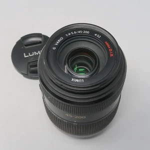 Panasonic Lumix G 45-200mm f4-5.6 Vario Mega OIS Lens MFT M43 - Picture 1 of 10