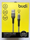 Budi USB to Micro USB 1m Charge and Sync can pass 2.4A,fast speed cable.