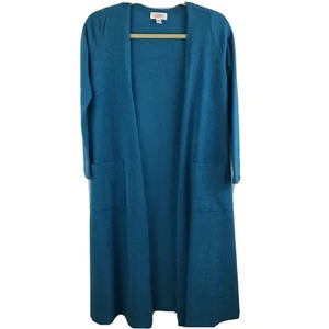 Suéter LuLaRoe Azul Agua Azul Sarah Texturizado Microfibra Tipo material XS - Imagen 1 de 6