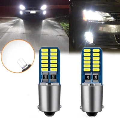2X Car Accessories BA9S T4W H6W Canbus LED Light Car Reverse Parking Light Bulb - Image 1 of 4