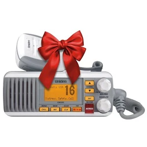 Uniden UM385 25 Watt Fixed Mount Marine Vhf Radio, Waterproof IPX4 with Triple - Picture 1 of 9